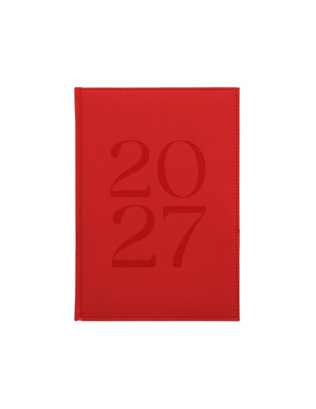 AGENDA OFICINA  2027 ENCUADERNADA CRETA D/P  A5 BILINGUE 70G RJ.