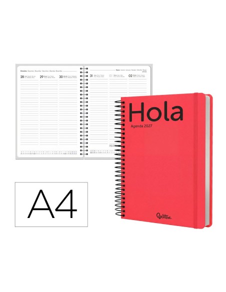 AGENDA OFICINA  2027 ESP.CLASSIC S/V A4 BILINGUE 70G PAPEL FSC RJ.