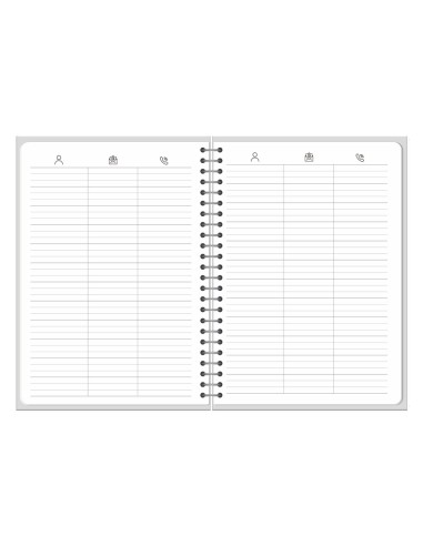 AGENDA OFICINA  2027 ESP.CLASSIC S/V A4 BILINGUE 70G PAPEL FSC RJ.