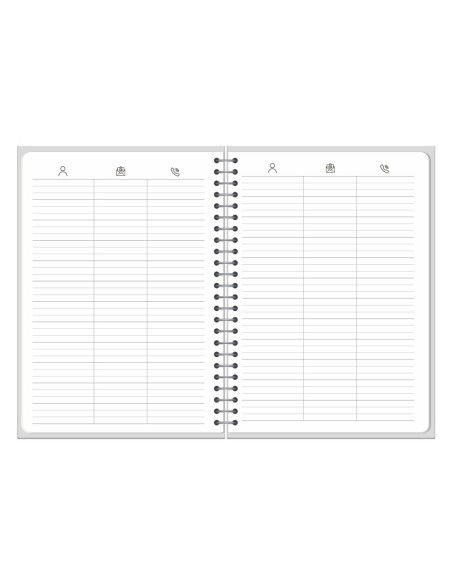 AGENDA OFICINA  2027 ESP.CLASSIC S/V A4 BILINGUE 70G PAPEL FSC RJ.