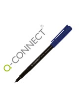 ROTULADOR Q-CON RETROPROYECCION PUNTA FIBRA 0.5 MM PERM.AZUL