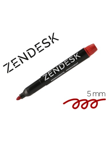 ROTULADOR ZENDESK MARCADOR PERMANENTE RJ. RED.5MM RECARGABLE