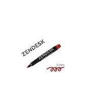 ROTULADOR ZENDESK MARCADOR PERMANENTE RJ. RED.5MM RECARGABLE 2