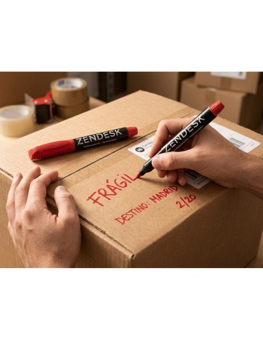 ROTULADOR ZENDESK MARCADOR PERMANENTE NG.PUNTA RED.5MM RECARGABLE