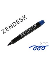 ROTULADOR ZENDESK MARCADOR PERMANENTE AZ. RED.5MM RECARGABLE
