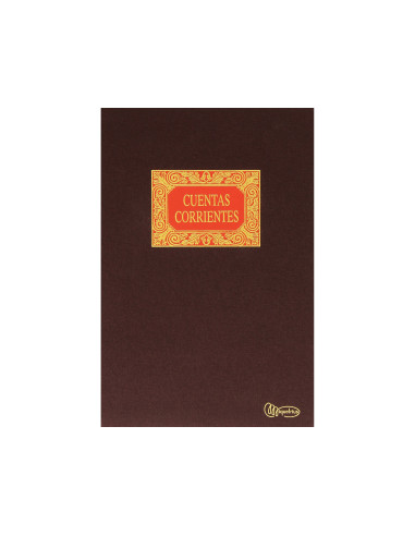 LIBRO MIQUELRIUS FL.100 H. CUENTAS CORRIENTES DEBE HABER Y SALDO