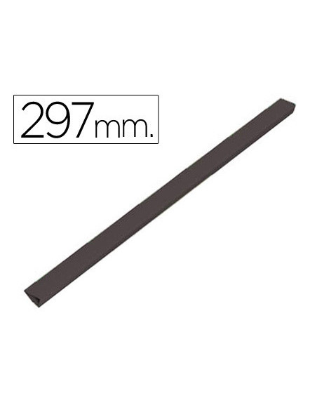 LOMERA PLASTICO DIN A4 NEGRA