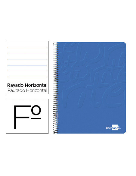 CUADERNO ESP. WRITE FL. T.BLANDA HORIZONTAL 80H 60GR. AZ.