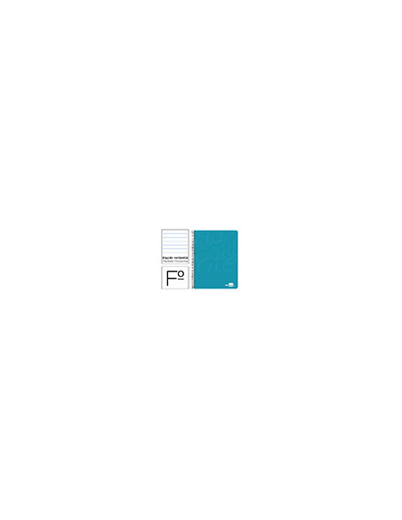 CUADERNO ESP. WRITE FL. T.BLANDA HORIZONTAL 80H 60GR. TURQ.