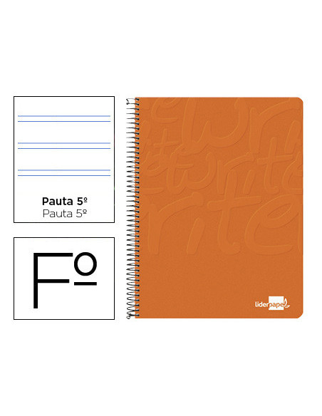 CUADERNO ESP. WRITE FL. T.BLANDA PAUTA 2,5MM 80H 60GR. NJ.
