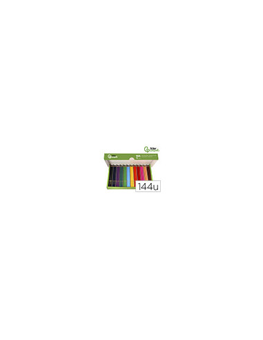 LAPICES COLORES SCHOOL PACK 144 UD.12 COLORES X 12 UDS.