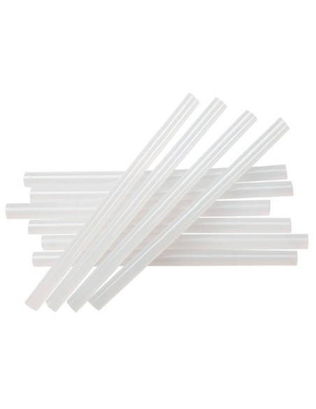 BARRAS TERMOFUSIBLE 7MM DIAMETRO X 200MM ALTO BLISTER 12 UD.