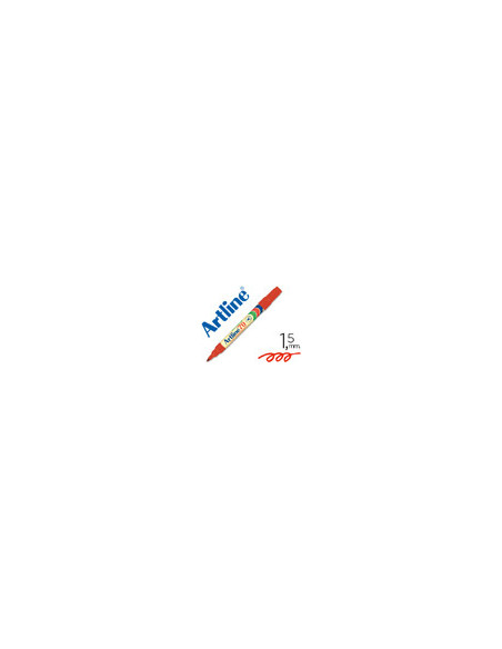 ROTULADOR ARTLINE MARCADOR PERM.EK-70 ROJO PUNTA RED.1.5 MM PAPEL MET
