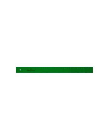 REGLA FABER 100 CM PLASTICO VERDE