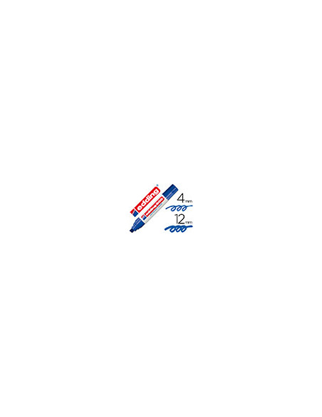 ROTULADOR EDDING MARCADOR PERM.800 AZUL PUNTA BISELADA 12 MM