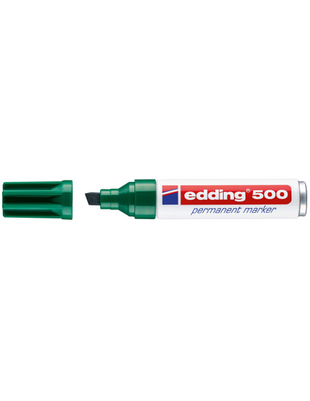 ROTULADOR EDDING MARCADOR PERM.500 VER PUNTA BISELADA 7 MM