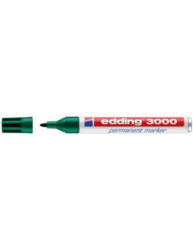 ROTULADOR EDDING MARCADOR PERM.3000 VER PUNTA RED.3 MM