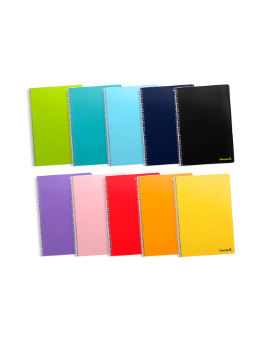 CUADERNO ESP. SMART FL. T.BLANDA 2.5MM 80H. 60GR. SURT.