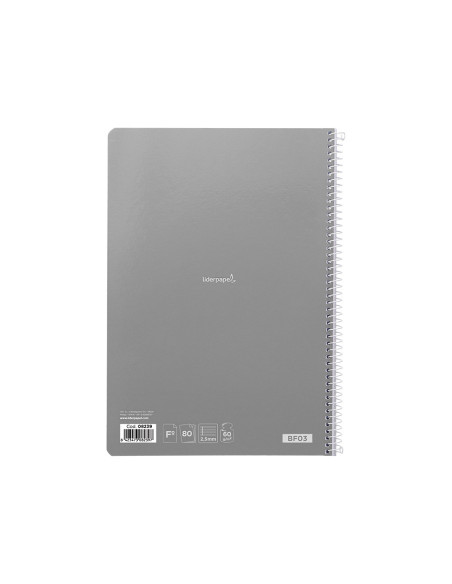 CUADERNO ESP. SMART FL. T.BLANDA 2.5MM 80H. 60GR. SURT.