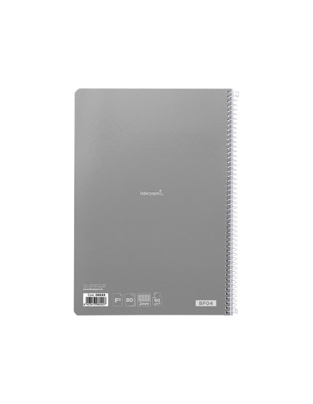 CUADERNO ESP. SMART FL. T.BLANDA MILIMETRADO 80H. 60GR. SURT.