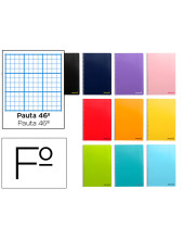 CUADERNO ESP. SMART FL. T.BLANDA RAYA Nº46  80H. 60GR. SURT.