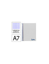 CUADERNO ESP. WONDER A7 T.PLASTICO MICRO 5MM 4B 100H. 90GR. GRIS 2