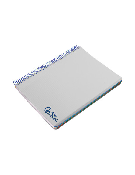 CUADERNO ESP. WONDER A7 T.PLASTICO MICRO 5MM 4B 100H. 90GR. GRIS