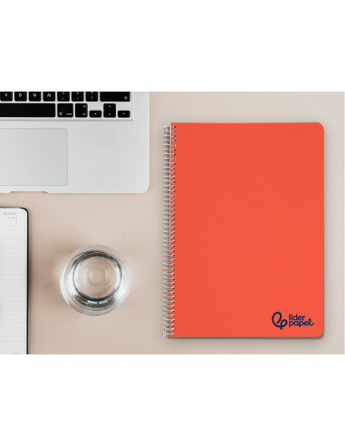 CUADERNO ESP. WONDER A4 T.PLASTICO 4MM 80H. 90GR. SURT. *33290