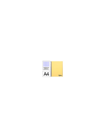 CUADERNO ESP. WONDER A4 T.PLASTICO MICRO 5MM 5B 4T. 120H 90GR. AM.