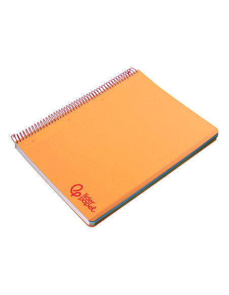 CUADERNO ESP. WONDER A4 T.PLASTICO MICRO 5MM 5B 4T. 120H 90GR. NJ.