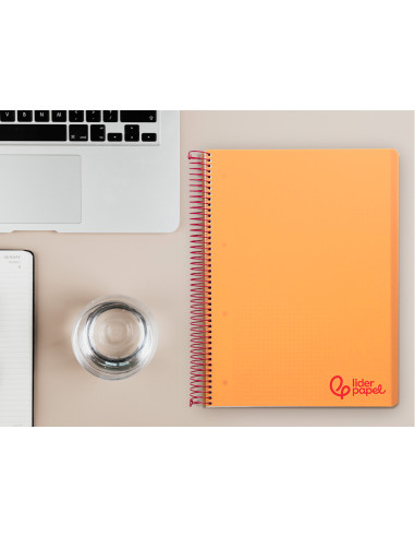CUADERNO ESP. WONDER A4 T.PLASTICO MICRO 5MM 5B 4T. 120H 90GR. NJ.