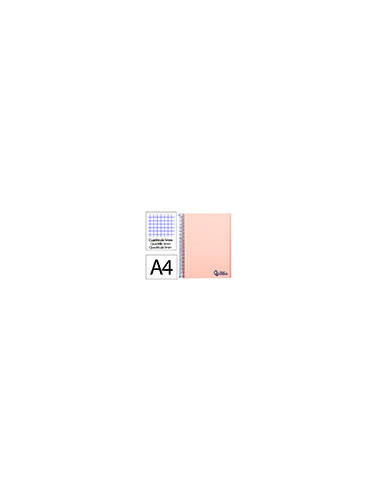 CUADERNO ESP. WONDER A4 T.PLASTICO MICRO 5MM 5B 4T. 120H 90GR. ROSA