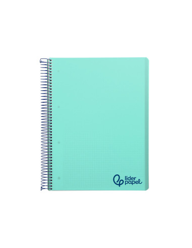 CUADERNO ESP. WONDER A4 T.PLASTICO MICRO 5MM 5B 4T. 120H 90GR. VE.