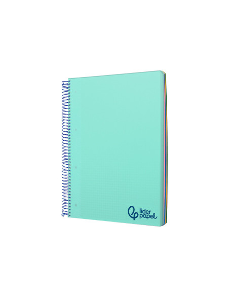 CUADERNO ESP. WONDER A4 T.PLASTICO MICRO 5MM 5B 4T. 120H 90GR. VE.