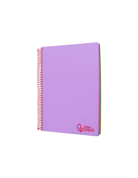 CUADERNO ESP. WONDER A4 T.PLASTICO MICRO 5MM 5B 4T. 120H 90GR. LILA