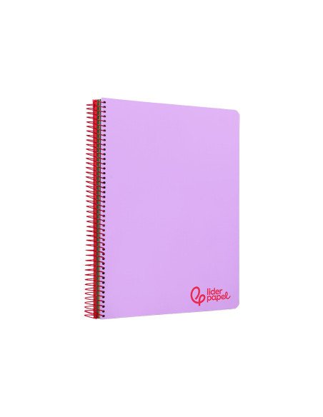 CUADERNO ESP. WONDER A4 T.PLASTICO MICRO 5MM 5B 4T. 120H 90GR. LILA