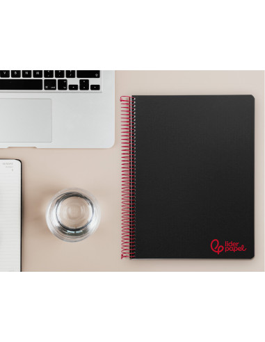 CUADERNO ESP. WONDER A4 T.PLASTICO MICRO 5MM 5B 4T. 120H 90GR. NG.