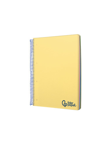 CUADERNO ESP. WONDER A5 T.PLASTICO MICRO 5MM 5B 6T. 120H 90GR. AM.