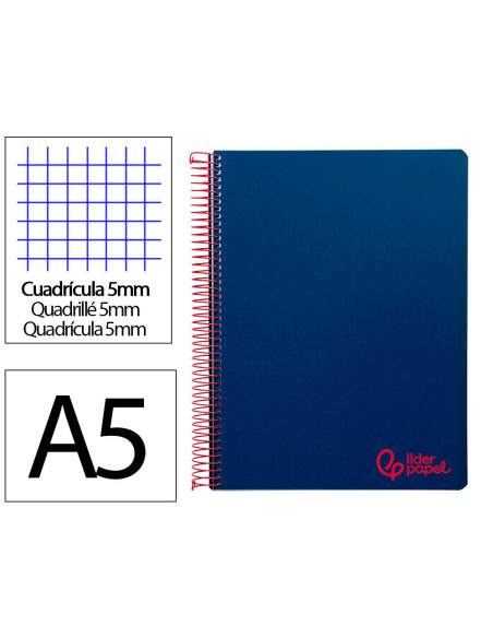 CUADERNO ESP. WONDER A5 T.PLASTICO MICRO 5MM 5B 6T. 120H 90GR. AZ.