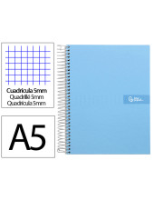 CUADERNO ESP. CRAFTY A5 T.FORRADA MICRO 5MM 5B 6T. 120H 90GR. CEL.