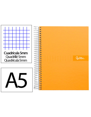 CUADERNO ESP. CRAFTY A5 T.FORRADA MICRO 5MM 5B 6T. 120H 90GR. NJ.