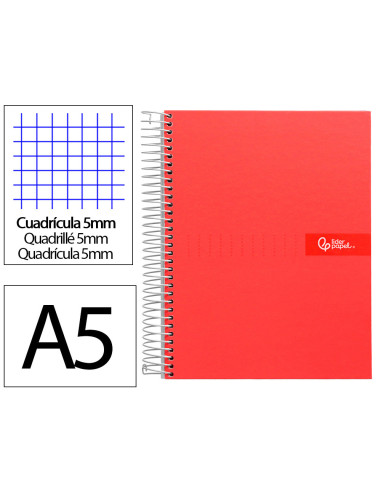 CUADERNO ESP. CRAFTY A5 T.FORRADA 5MM 5B 6T.120H. 90GR. RJ. *32900