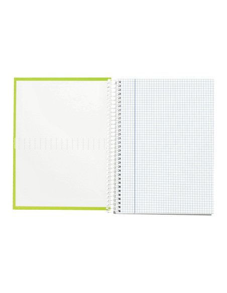 CUADERNO ESP. CRAFTY A5 T.FORRADA MICRO 5MM 5B 6T.120H.90GR.VE.*32902