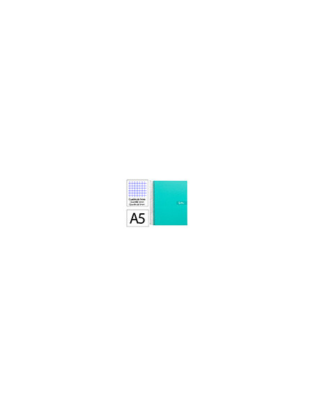 CUADERNO ESP. CRAFTY A5 T.FORRADA MICRO 5MM 5B 6T. 120H. 90GR. TURQ
