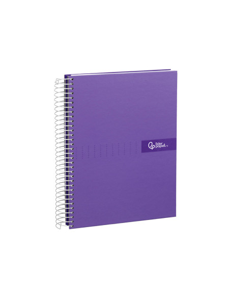 CUADERNO ESP. CRAFTY A5 T.FORRADA MICRO 5MM 5B 6T. 120H. 90GR. VIO.