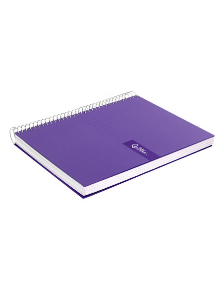 CUADERNO ESP. CRAFTY A5 T.FORRADA MICRO 5MM 5B 6T. 120H. 90GR. VIO.
