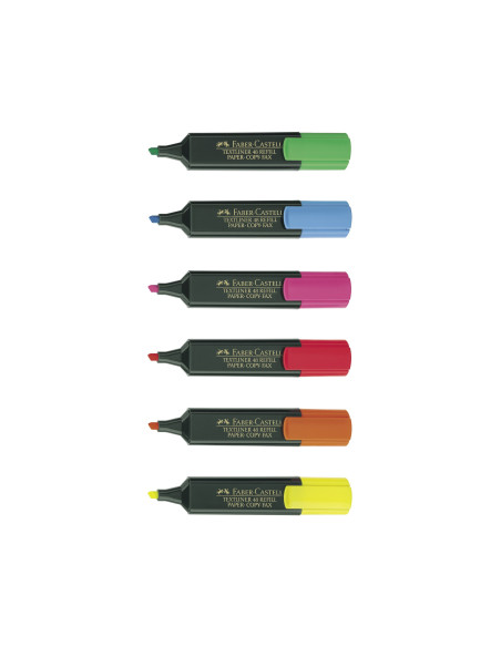 ROTULADOR FABER FLUOR 48-21 ROJO