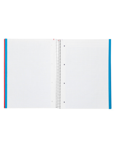 CUADERNO ESP. JOLLY A4 T.FORRADA MICRO 5MM 5B 4T.140H.75GR. COL.SURT.