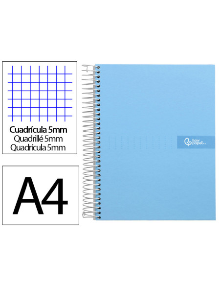 CUADERNO ESP. CRAFTY A4 T.FORRADA MICRO 120H 90GR.5MM.5B.4T.AZ.*77137