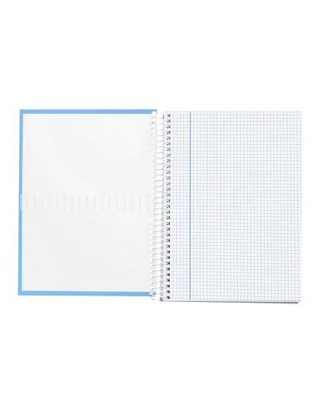CUADERNO ESP. CRAFTY A4 T.FORRADA MICRO 120H 90GR.5MM.5B.4T.AZ.*77137